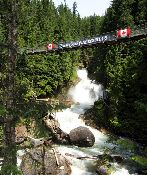 Crazy Creek Waterfall Discover British Columbia With Teresa The Traveler